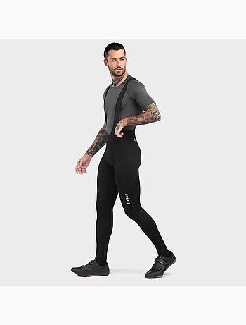 Calças ciclismo com alças para homem