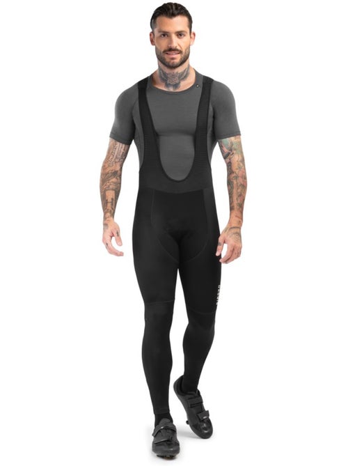 Calças ciclismo com alças para homem - Kiabi