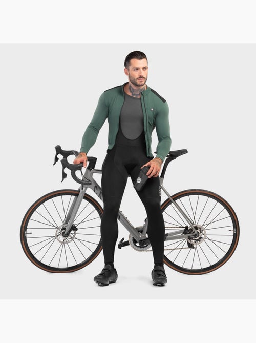 Calças ciclismo com alças para homem - Kiabi