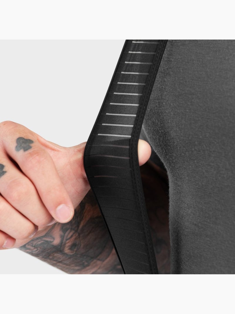 Calças ciclismo com alças para homem Preto - Kiabi