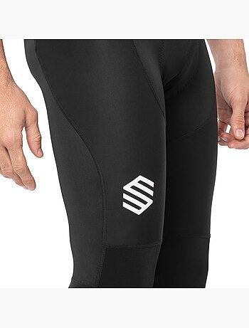 Calças ciclismo com alças para homem