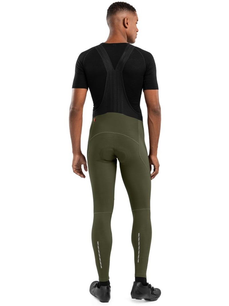 Calças ciclismo com alças para homem Verde - Kiabi