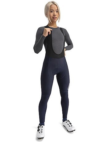 Calças ciclismo com alças para mulher
