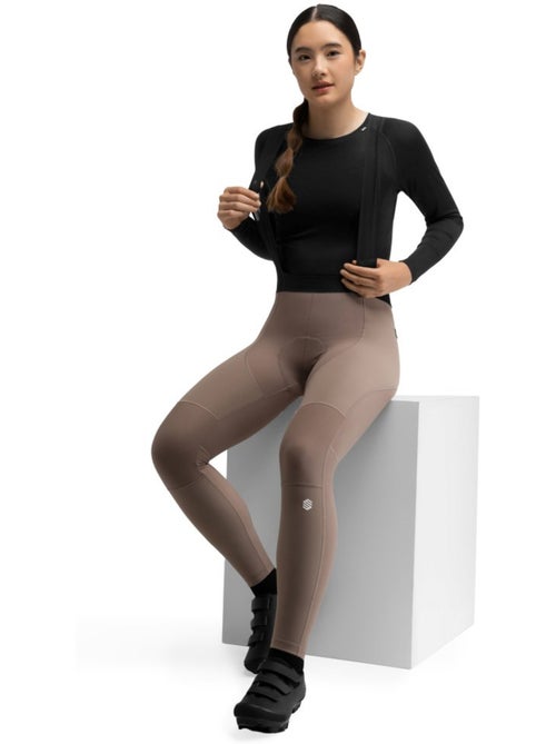 Calças ciclismo com alças para mulher - Kiabi