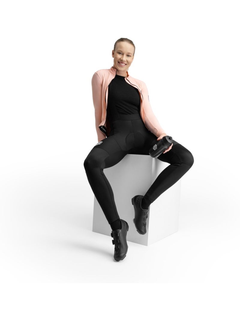 Calças ciclismo com alças para mulher Preto - Kiabi