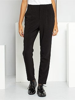 Calças cintura subida - Kiabi