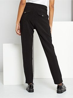 Calças cintura subida - Kiabi