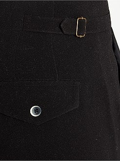 Calças cintura subida - Kiabi