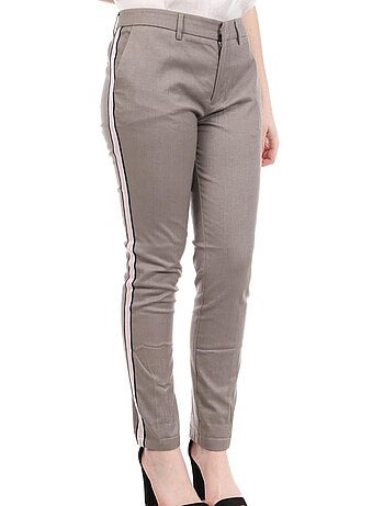 Calças Cinzentas Teddy Smith City para Mulher