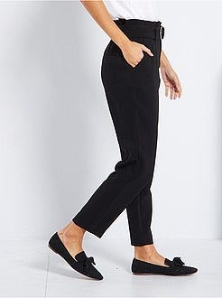 Calças city com cinto - Kiabi