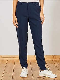 Calças city corte direito - Kiabi