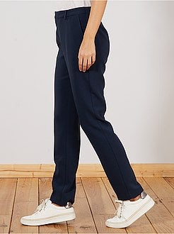 Calças city corte direito - Kiabi