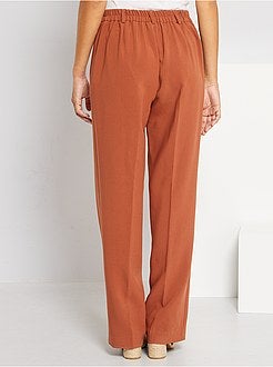 Calças city corte direito - Kiabi