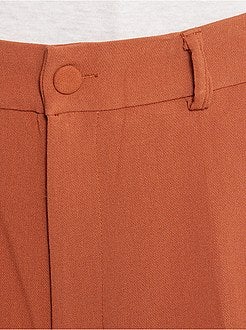 Calças city corte direito - Kiabi