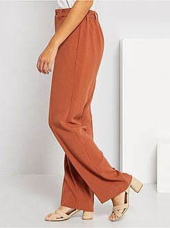 Calças city corte direito - Kiabi