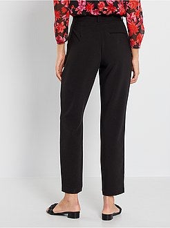 Calças city corte direito - Kiabi