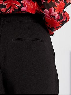 Calças city corte direito - Kiabi