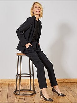 Calças city corte direito - Kiabi