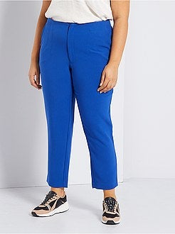 Calças clássicas cintura subida - Kiabi