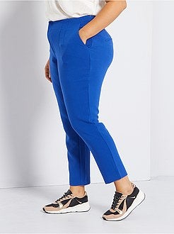 Calças clássicas cintura subida - Kiabi