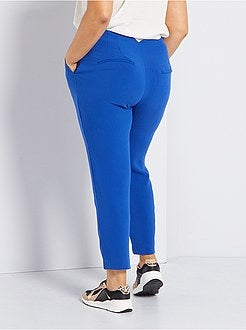 Calças clássicas cintura subida - Kiabi