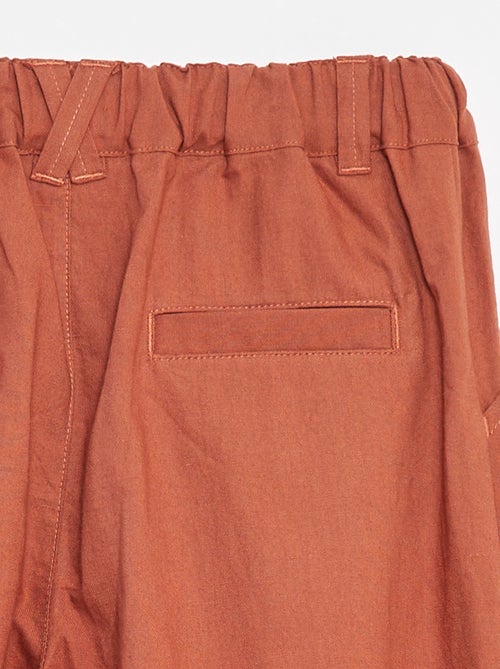 Calças coloridas wide-leg - Kiabi