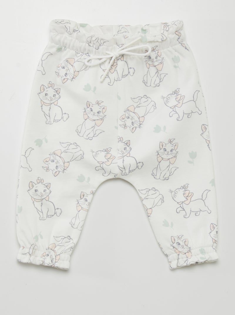 Calças com a 'Maria' all-over BRANCO - Kiabi
