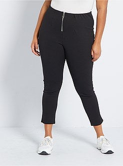 Calças com abertura com fecho à frente - Kiabi