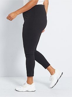 Calças com abertura com fecho à frente - Kiabi