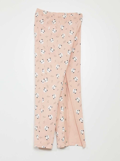 Calças com abertura de molas - coleção fácil de vestir - Kiabi