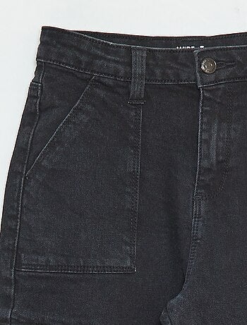 Calças com bolsos de aba - corte + confortáveis