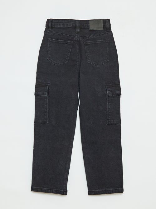 Calças com bolsos de aba - corte + confortáveis - Kiabi