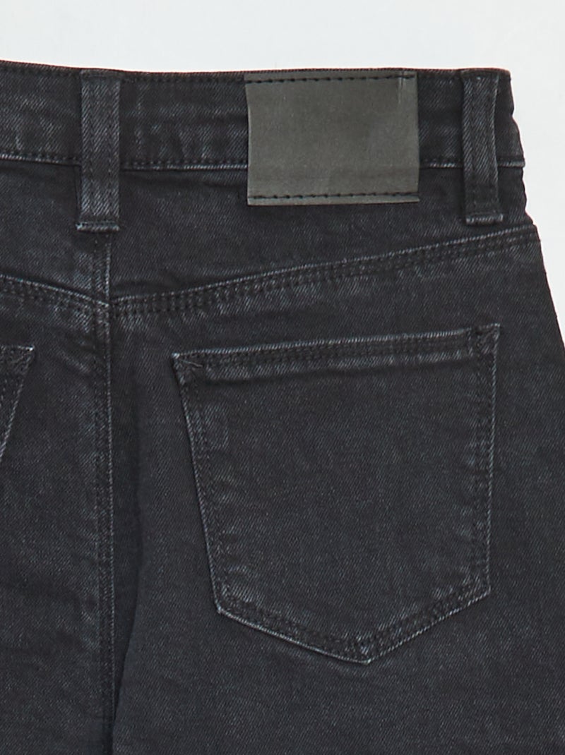 Calças com bolsos de aba - corte + confortáveis Cinza - Kiabi