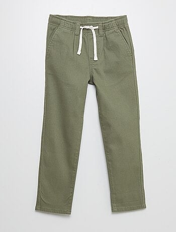 Calças com cintura elástica - coleção fácil de vestir