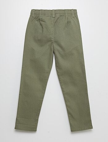 Calças com cintura elástica - coleção fácil de vestir