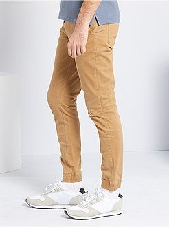 Calças com corte de fato de treino - Kiabi