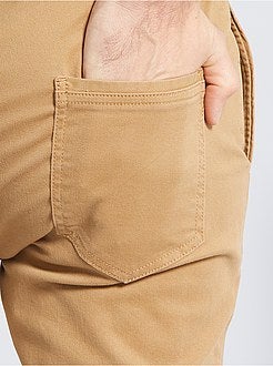 Calças com corte de fato de treino - Kiabi