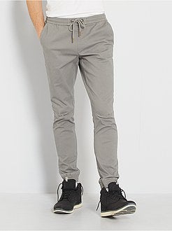 Calças com corte de fato de treino - Kiabi