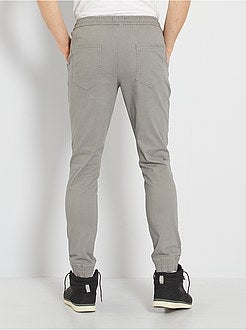 Calças com corte de fato de treino - Kiabi