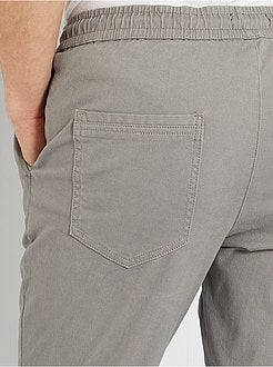 Calças com corte de fato de treino - Kiabi