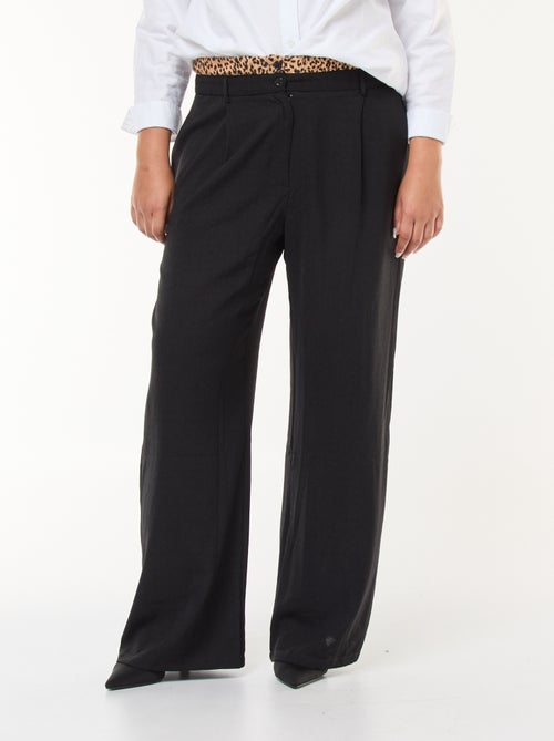 Calças com efeito de cueca leopardo - Kiabi