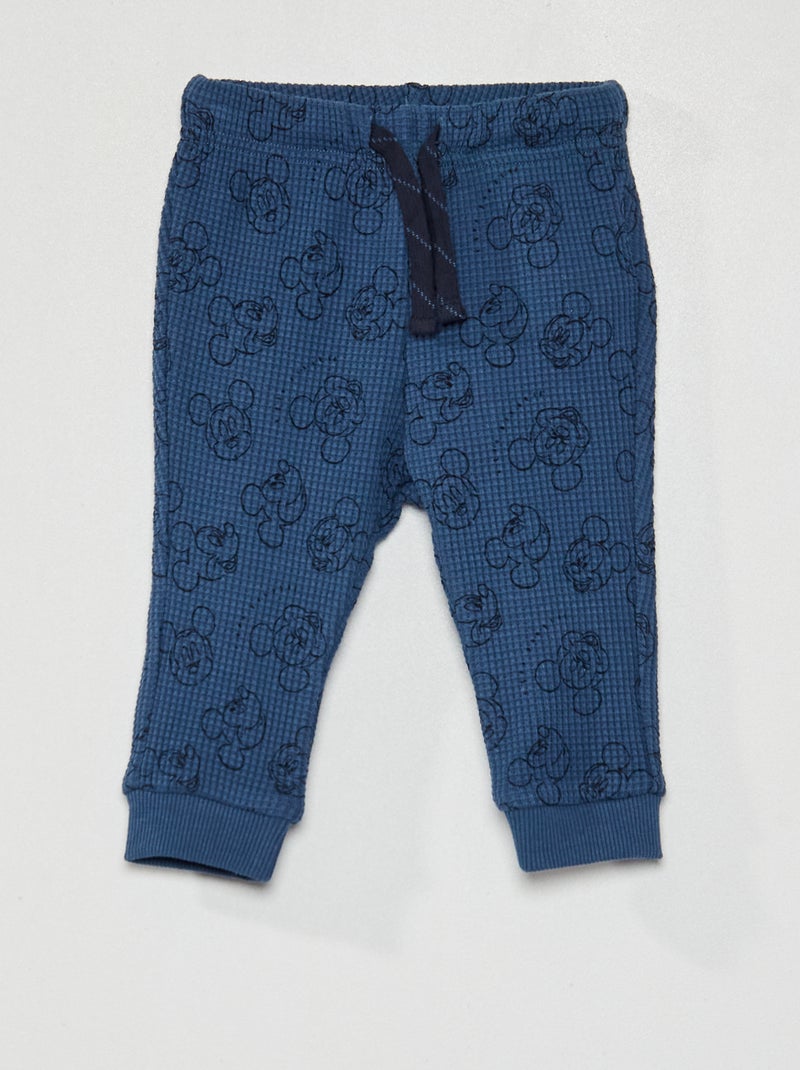 Calças com efeito gofrado 'Disney' AZUL - Kiabi