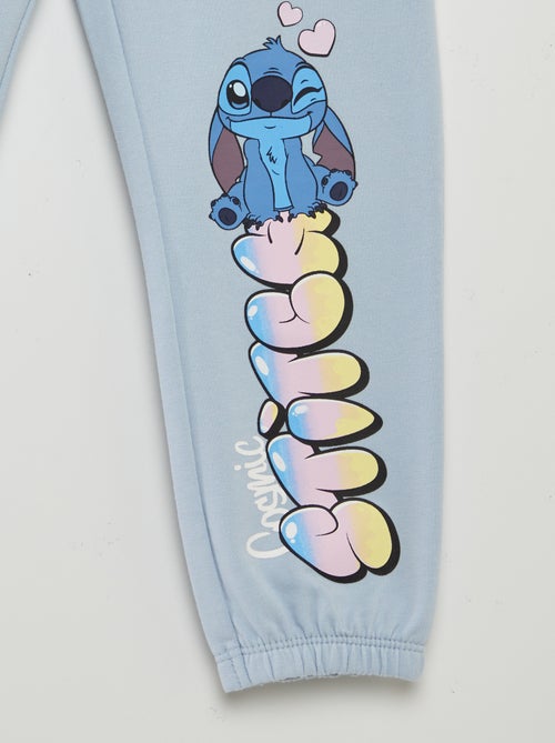 Calças com estampado 'Stitch' - Kiabi