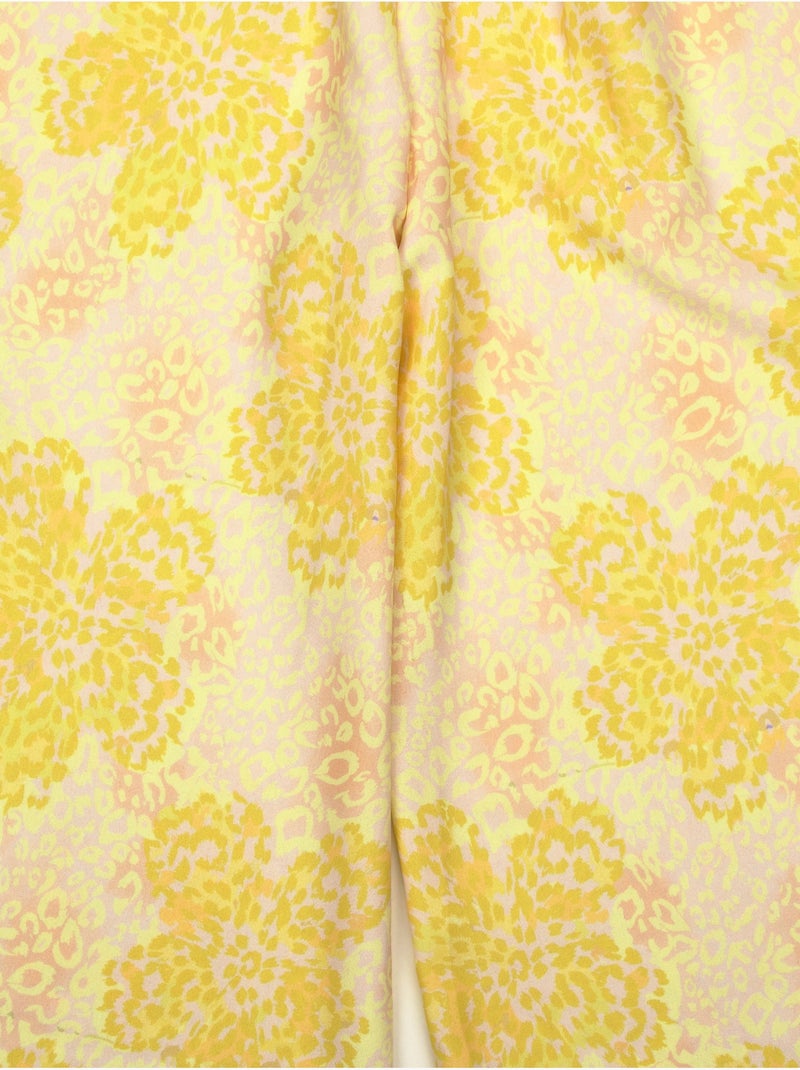 Calças com fivela dourada - Kids Star Amarelo - Kiabi