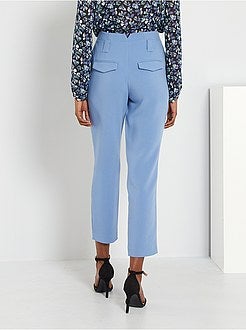 Calças com pinças - Kiabi