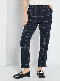 Calças com pinças - Kiabi