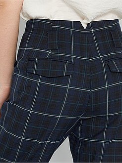 Calças com pinças - Kiabi