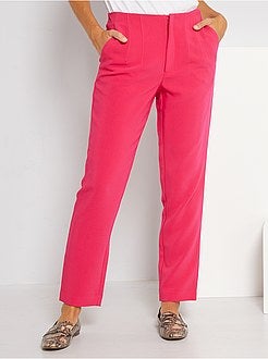 Calças com pinças - Kiabi