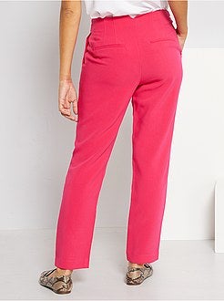 Calças com pinças - Kiabi