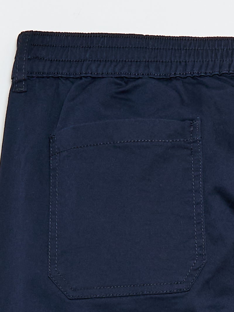 Calças com vários bolsos - L36 Azul - Kiabi